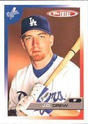 2005 Topps Total Base Set J.D. Drew #55 card
