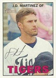 2016 Topps Heritage Base Set J.D. Martinez #30 card