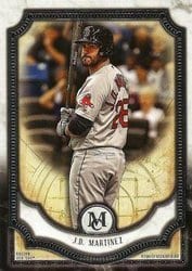 2018 Topps Museum Collection Base Set J.D. Martinez #80 card