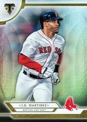 2018 Topps Triple Threads Base Set J.D. Martinez #56 card
