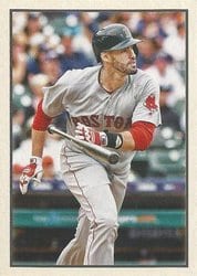 2019 Bowman Heritage Base Set J.D. Martinez #53VR-71 card