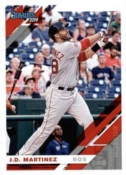 2019 Donruss Base Set J.D. Martinez #62 card