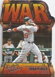 2019 Panini Leather & Lumber W.A.R. J.D. Martinez #WAR-2 card