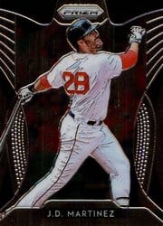 2019 Panini Prizm Base Set J.D. Martinez #91 card