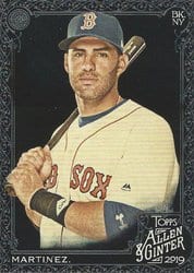 2019 Topps Allen & Ginter X Base Set J.D. Martinez #56 card