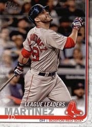 2019 Topps Base Set J.D. Martinez #23 card