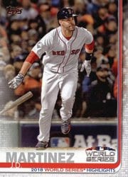 2019 Topps Base Set J.D. Martinez #76 card