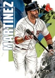 2019 Topps Fire Base Set J.D. Martinez #184 card