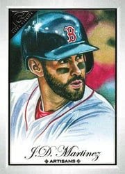 2019 Topps Gallery Base Set J.D. Martinez #178 card