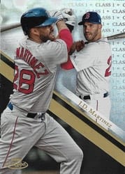 2019 Topps Gold Label Base Set J.D. Martinez #11 card
