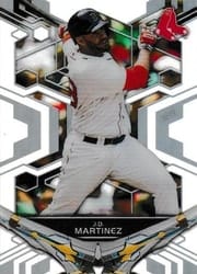 2019 Topps High Tek Base Set J.D. Martinez #11 card
