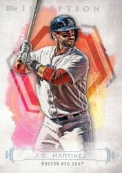 2019 Topps Inception Base Set J.D. Martinez #93 card