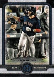 2019 Topps Museum Collection Base Set J.D. Martinez #14 card