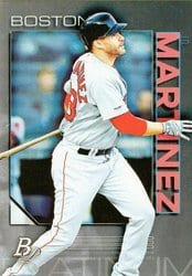 2020 Bowman Platinum Base Set J.D. Martinez #7 card