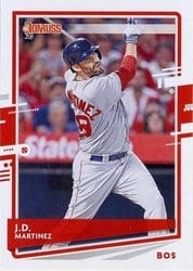 2020 Donruss Base Set J.D. Martinez #183 card