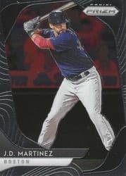 2020 Panini Prizm Base Set J.D. Martinez #244 card