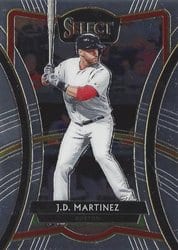 2020 Panini Select Base Set J.D. Martinez #209 card