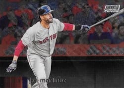 2020 Stadium Club Chrome Base Set J.D. Martinez #135 card