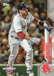 2020 Topps Opening Day Base Set J.D. Martinez #32 card
