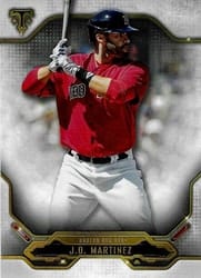 2020 Topps Triple Threads Base Set J.D. Martinez #12 card