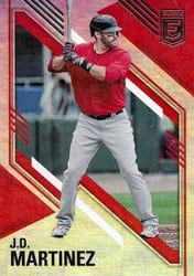 2021 Panini Chronicles Elite J.D. Martinez #39 card
