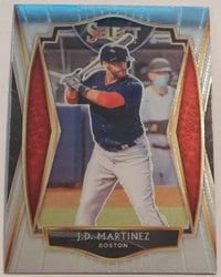 2021 Panini Select Base Set J.D. Martinez #190 card