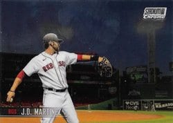 2021 Stadium Club Chrome Base Set J.D. Martinez #49 card