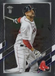 2021 Topps Chrome Ben Baller Edition Base Set J.D. Martinez #95 card