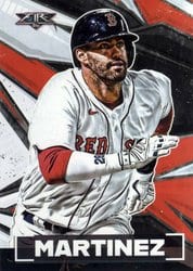 2021 Topps Fire Base Set J.D. Martinez #97 card