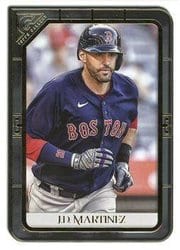 2021 Topps Gallery Base Set J.D. Martinez #58 card