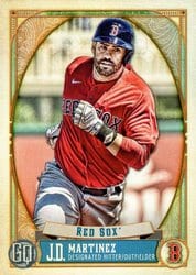 2021 Topps Gypsy Queen Base Set J.D. Martinez #200 card