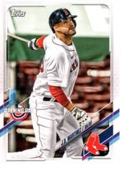 2021 Topps Opening Day Base Set J.D. Martinez #127 card