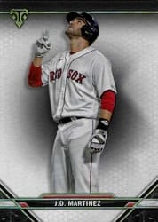 2021 Topps Triple Threads Base Set J.D. Martinez #37 card