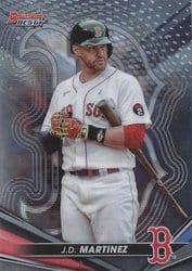 2022 Bowman's Best Base Set J.D. Martinez #68 card