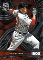 2022 Panini Chronicles Spectra J.D. Martinez #26 card