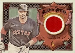 2022 Topps Allen & Ginter Relics (Pattern A) J.D. Martinez #AGRA-JM card