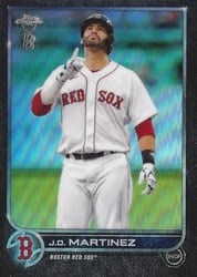 2022 Topps Chrome Ben Baller Edition Base Set J.D. Martinez #67 card