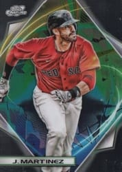 2022 Topps Cosmic Chrome Base Set J.D. Martinez #45 card