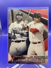 2021 Finest Legacies J.D. Martinez / David Ortiz #FL-JM card