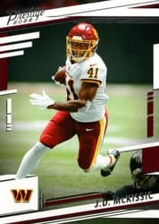 2022 Panini Prestige Base Set J.D. McKissic #294 card
