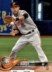 2018 Topps Base Set J.J. Hardy #437 card