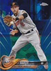 2018 Topps Chrome Sapphire Edition Base Set J.J. Hardy #437 card