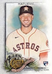 2022 Topps Allen & Ginter Base Set J.J. Matijevic #176 card