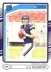 2024 Donruss Base Set J.J. McCarthy #303 card