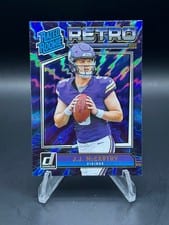 2024 Donruss Rated Rookies Retro J.J. McCarthy #2 card