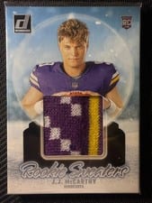 2024 Donruss Rookie Holiday Sweater J.J. McCarthy #RHS-JJM card