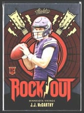 2024 Panini Absolute Rock Out J.J. McCarthy #RO-JMY card
