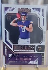 2024 Panini Contenders Draft Class Contenders J.J. McCarthy #8 card