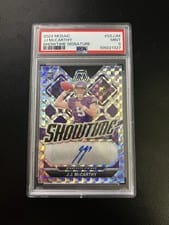2024 Panini Mosaic Showtime Signatures J.J. McCarthy #SS-JJM card