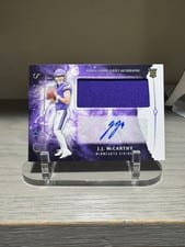 2024 Panini Origins Rookie Jumbo Jersey Autographs J.J. McCarthy #RJA-JMC card